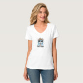 Cattitude - Kattenhouding" T-shirt (Voorkant volledig)