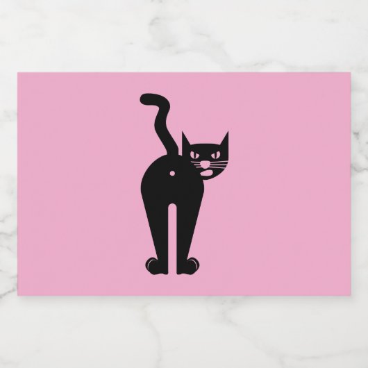 Cattitude  likeurfles etiket (Enkel label)