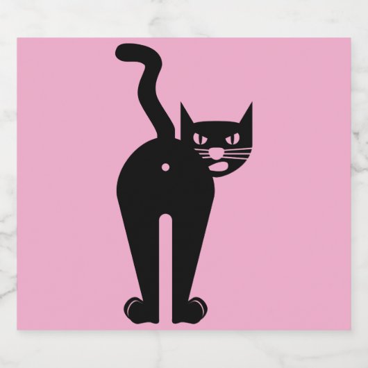 Cattitude  likeurfles etiket (Enkel label)