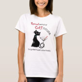 Cattitude Pensioen T-shirt (Voorkant)