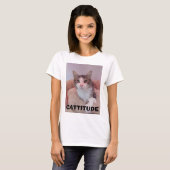 CATTITUDE Ragdoll Cat T Shirt (Voorkant volledig)