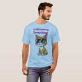 Cattitude t-shirt! t-shirt (Voorkant volledig)