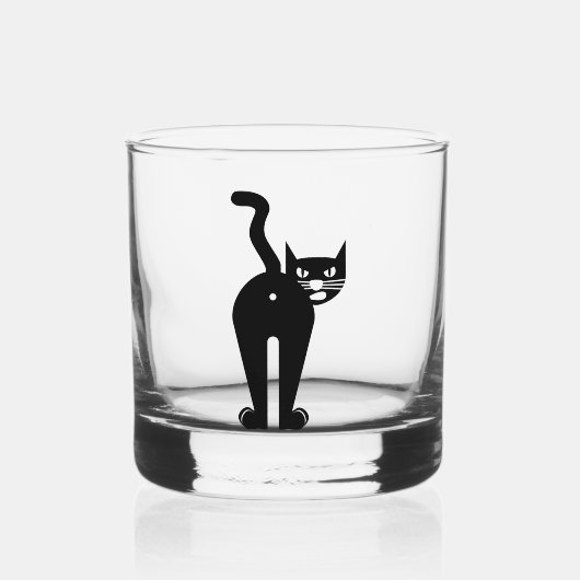 Cattitude  whisky glas (Voorkant)