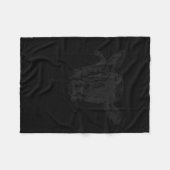 Cattle Are Vegetarian So You Don't Have To Be  Fleece Deken (Voorkant (Horizontaal))