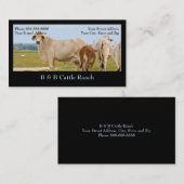 Cattle Boerderij Ranch Visitekaartje (Voorkant / Achterkant)