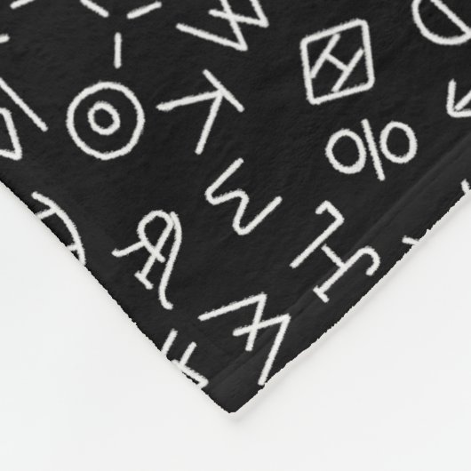 Cattle Brands blanket Fleece Deken (Hoek)