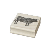 Cattle Butcher Chart Rubberstempel (Stempel)