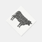 Cattle Butcher Chart Servet (Hoek)