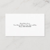 Cattle Dairy Farm Ranch Business Card Visitekaartje (Achterkant)