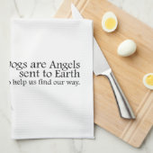 Cattle Dog Angel Kitchen Towel Theedoek (Quarter Fold)