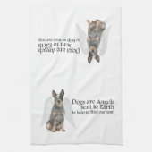 Cattle Dog Angel Kitchen Towel Theedoek (Verticaal)