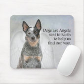 Cattle Dog Angel Mousepad Muismat (Met muis)