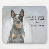 Cattle Dog Angel Mousepad Muismat (Voorkant)