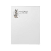 Cattle Dog Angel Notitieblok (Linkerzijde)
