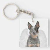 Cattle Dog Angel Sleutelhanger (Voorkant)