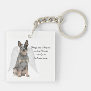 Cattle Dog Angel Sleutelhanger
