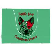 Cattle Dog Kerstwensen Groot Cadeauzakje (Achterkant)
