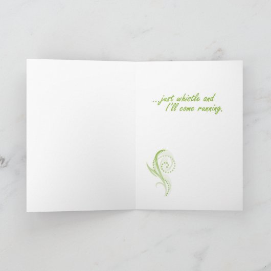 Cattle Dog Love en Support Kaart (Binnen)