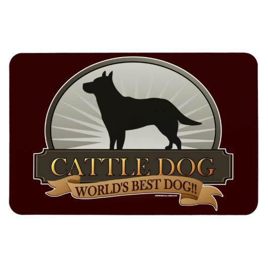 Cattle Dog Magneet (Horizontaal)