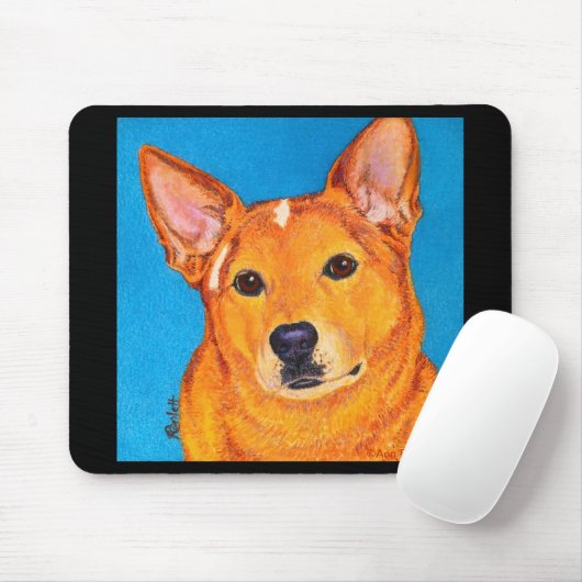 Cattle Dog Mousepad - "Rood" Muismat (Met muis)