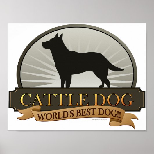 Cattle Dog Poster (Voorkant)