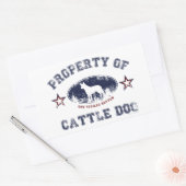 Cattle Dog Rechthoekige Sticker (Envelop)