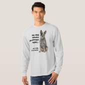 Cattle Dog tegen Wife T-Shirt (Voorkant volledig)