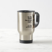 Cattle Dog tegen Wife Travel Mug Reisbeker (Voorkant rechts)