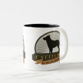 Cattle Dog Tweekleurige Koffiemok (Voorkant rechts)