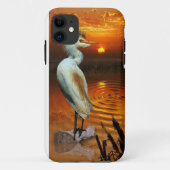 Cattle Egret & Sunset Fantasy iPhone 5 Hoesje (Achterkant)