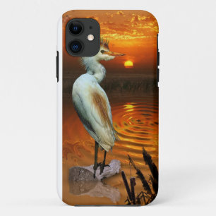 Cattle Egret & Sunset Fantasy iPhone 5 Hoesje