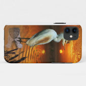 Cattle Egret & Sunset Fantasy iPhone 5 Hoesje (Achterkant (horizontaal))