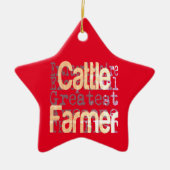 Cattle Farmer Extraordinaire Keramisch Ornament (Voorkant)
