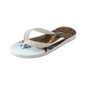 Cattle on the Loose: Highland Koeien Tarwe Heist Kinder Teenslippers (Schuin)