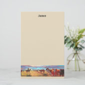 Cattle Paper Stationery aanpassen Briefpapier (Staand voorkant)