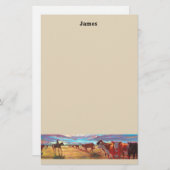 Cattle Paper Stationery aanpassen Briefpapier (Voorkant / Achterkant)