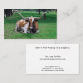 Cattle Rancher Farmer Visitekaartje (Voorkant / Achterkant)