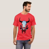 cattle skull t-shirt (Voorkant volledig)