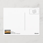 Cattle Sunset Silhouette Briefkaart (Achterkant)