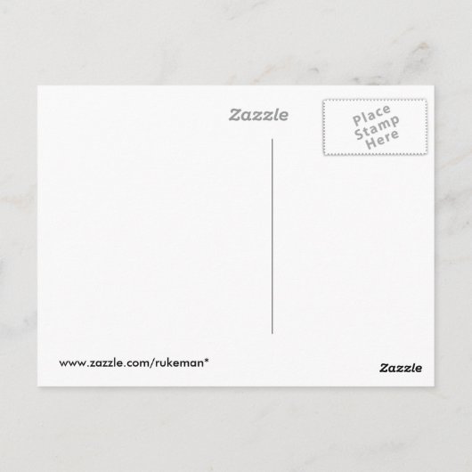 CattlecarD Briefkaart (Achterkant)