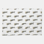 Cattledog Heeler (Blue Black Tan) Theedoek (Horizontaal)