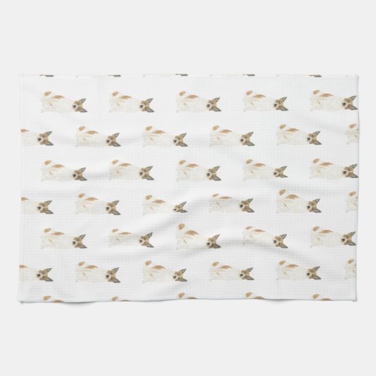 Cattledog Heeler (Red White) Theedoek (Horizontaal)