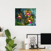 Cattleya Orchid Art Print -24x20 - andere formaten (Thuiskantoor)