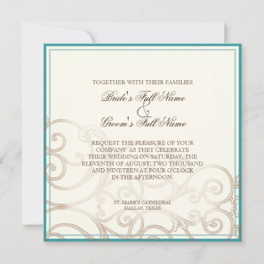 Cattleya Orchid blue - Weddenschap Kaart (Voorkant)