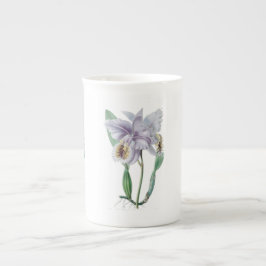 Cattleya Orchid Botanical Bone China Mok