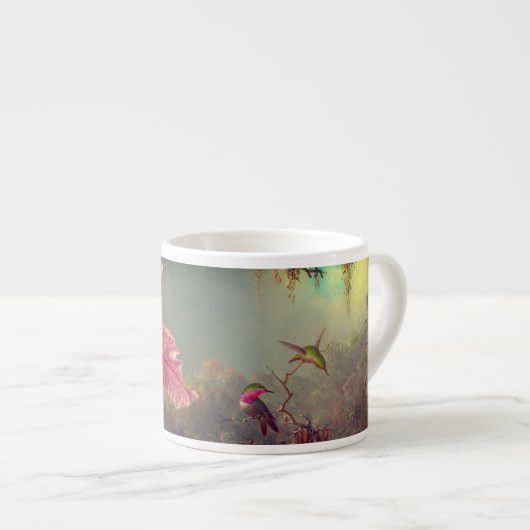 Cattleya Orchid en drie kolibries kop (Voorkant rechts)