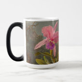 Cattleya Orchid en drie kolibries kop (Links)