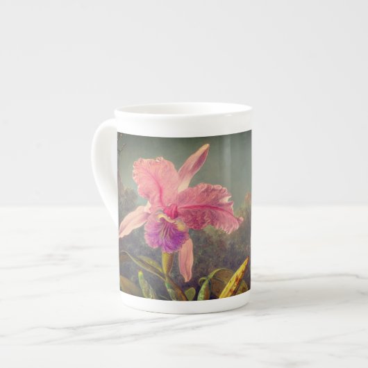 Cattleya Orchid en drie kolibries kop (Links)