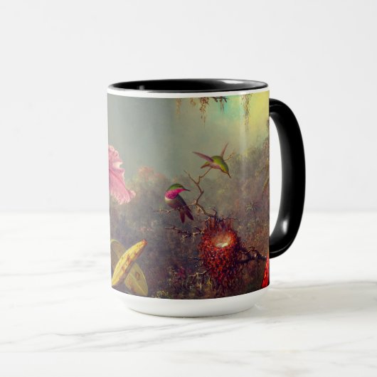 Cattleya Orchid en drie kolibries kop (Voorkant rechts)