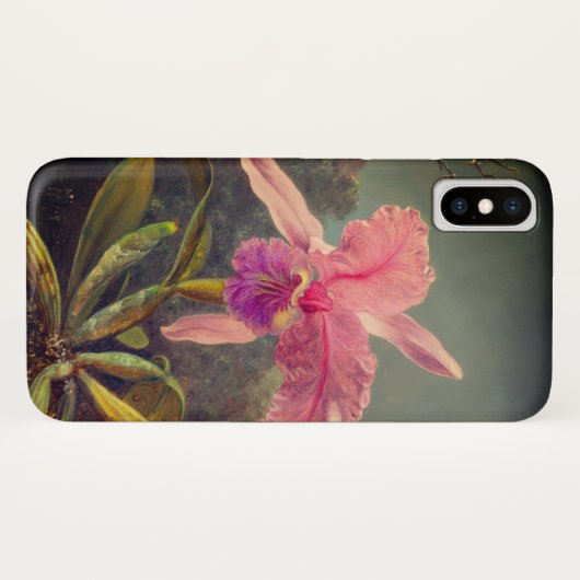 Cattleya Orchid en drie kolibries kop Case-Mate iPhone Case (Achterkant (horizontaal))